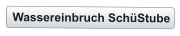 Wassereinbruch SchüStube