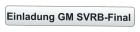 Einladung GM SVRB-Final
